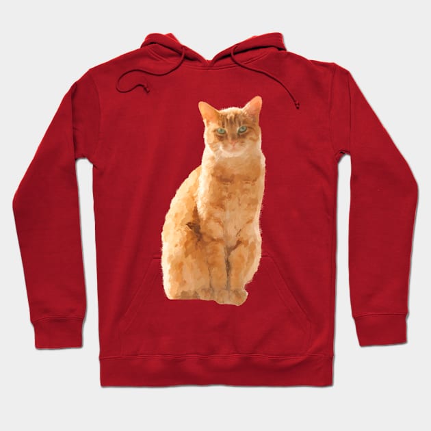 tabby cat illustration Hoodie by Arteria6e9Vena